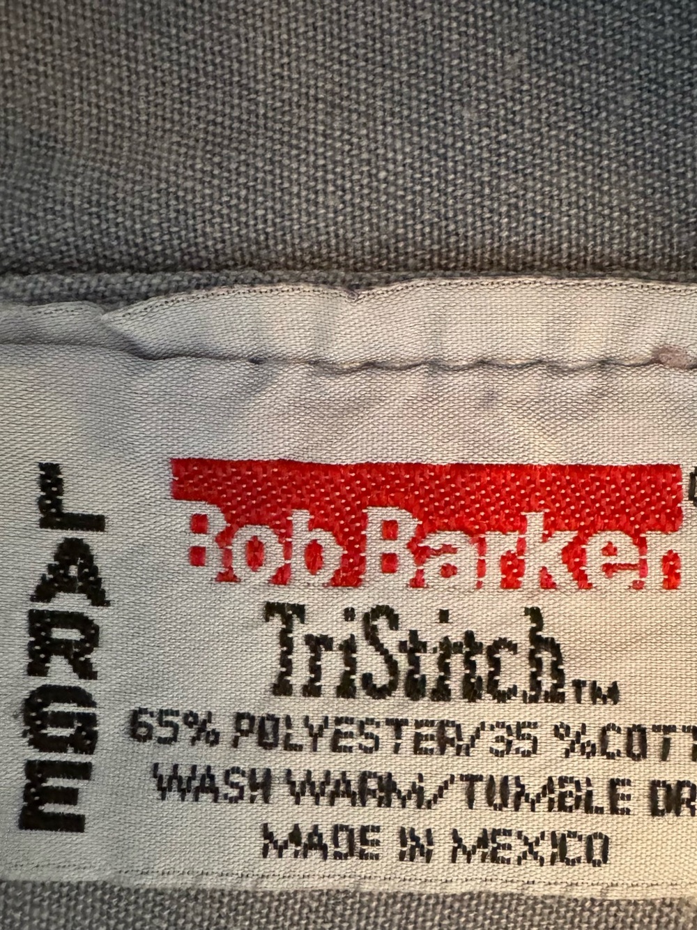 movie and TV studio wardrobe department BOB BARKER LRG SCREEN-USED scrub uniform